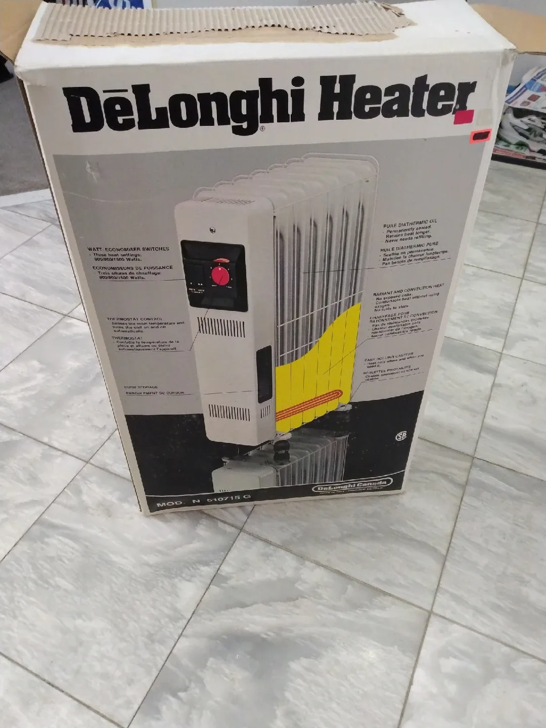 DeLonghi Electric Radiator Heater image indicator(5)