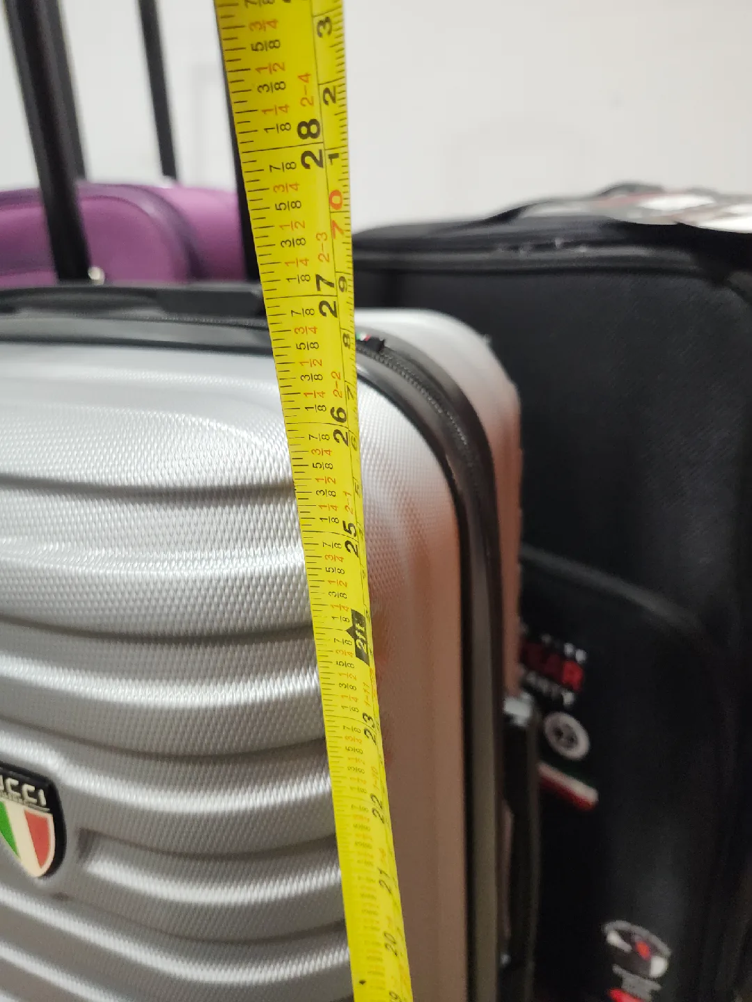 Medium Size 26 Inches Luggage Plastic Fabric Baggage image indicator(8)