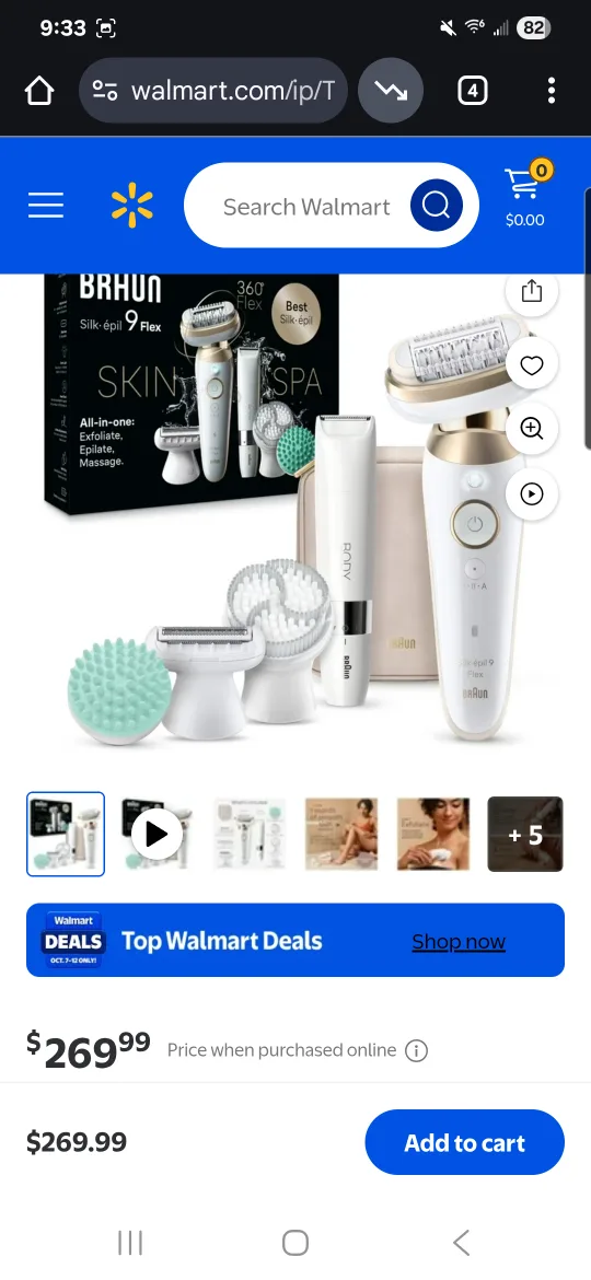 Braun Silk-épil 9 Flex Skin Spa Epilator image indicator(3)