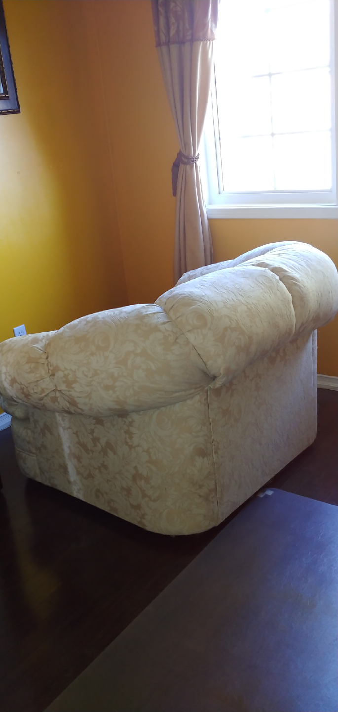 Pair of Cream Flora Accent Chair - photo 2