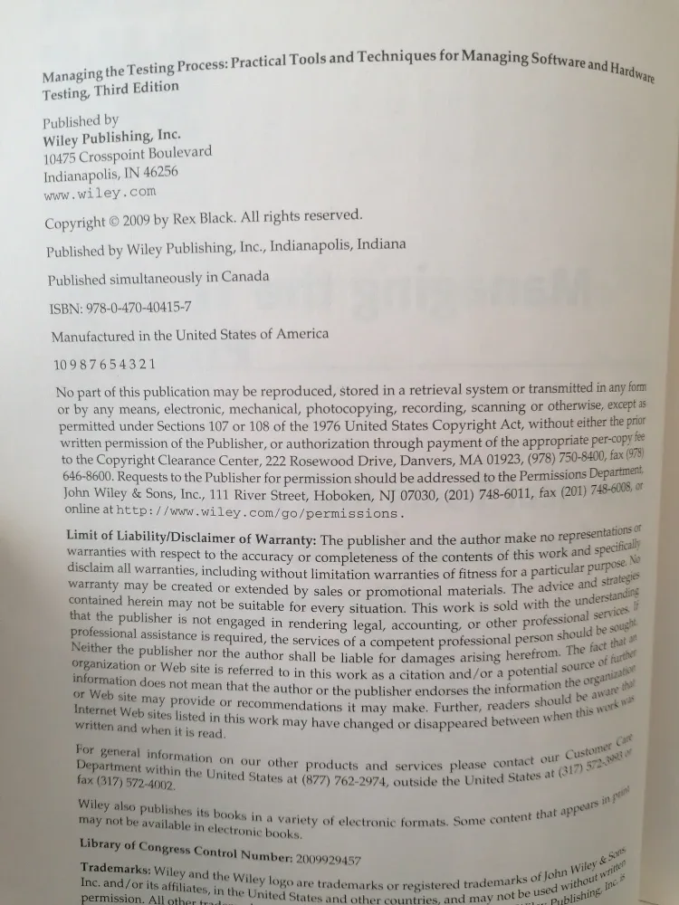 Managing the Testing Process by Rex Black image indicator(3)