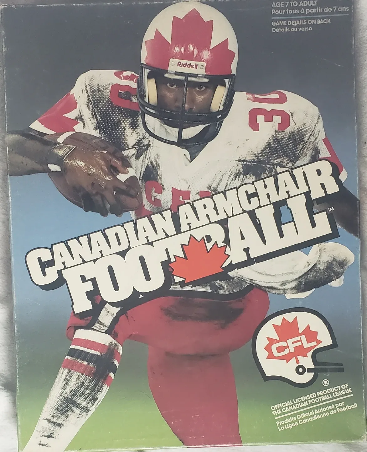 Vintage Canadian Armchair Football Board Game thumbnail