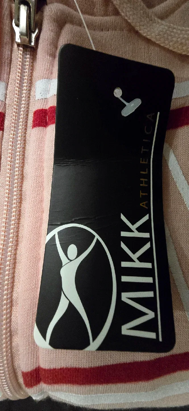 NEW! MIKK Athletica Pink Love Hoodie - Size Womens Small image indicator(8)