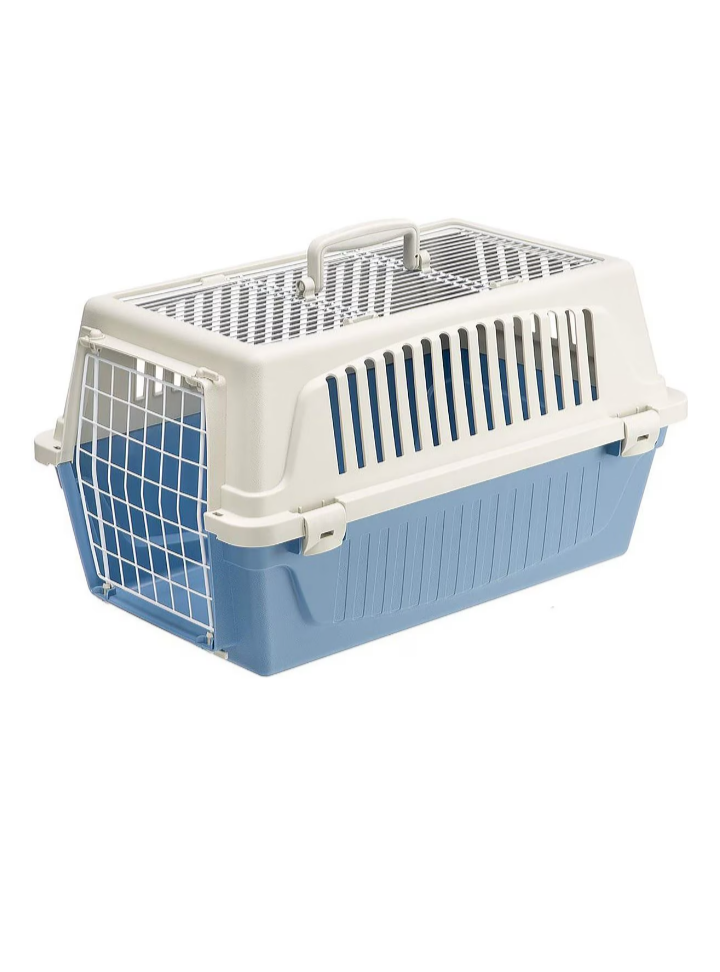 Petmate Two Door Top Load Kennel - Blue