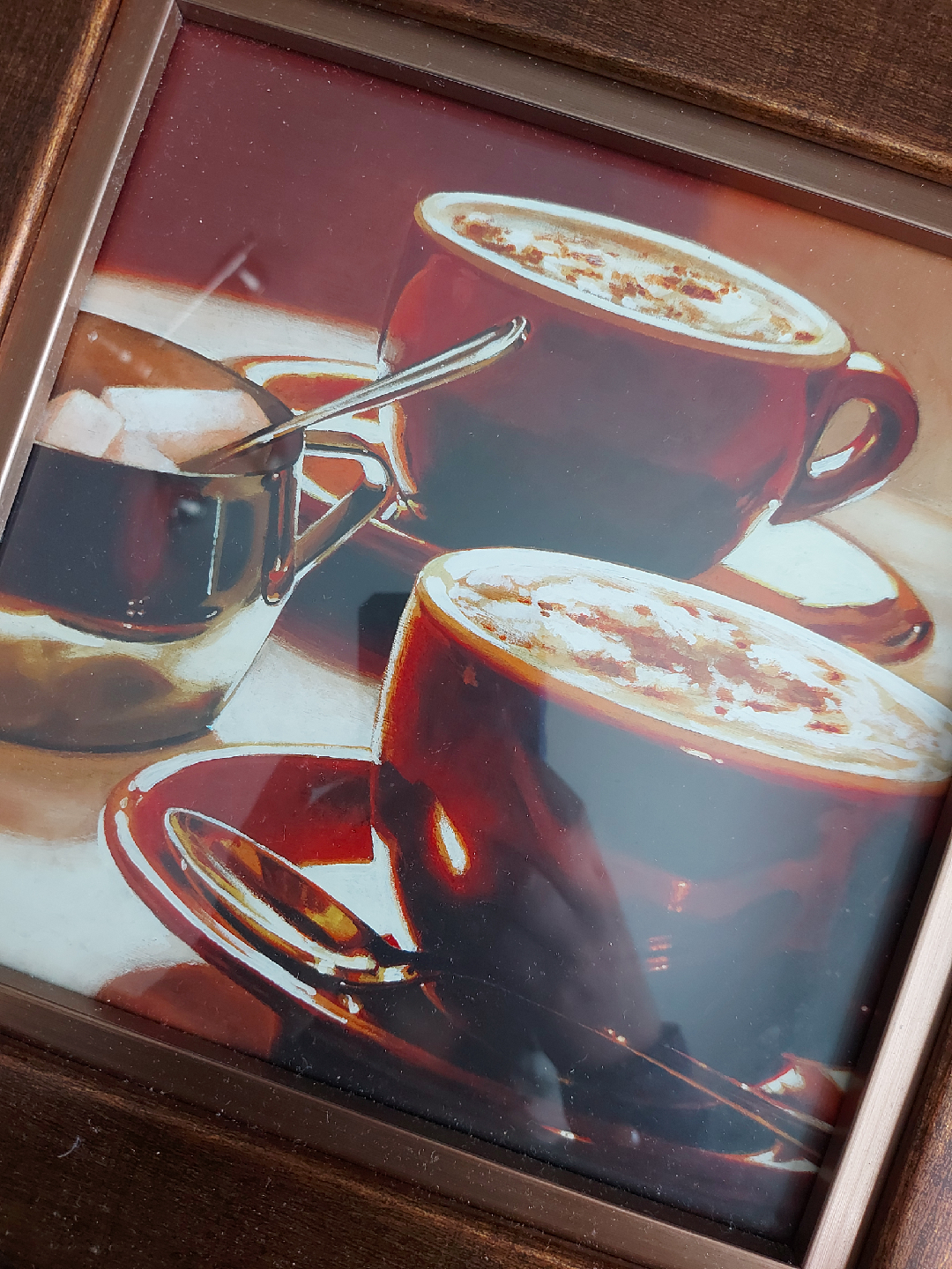 framed coffee art - photo 2