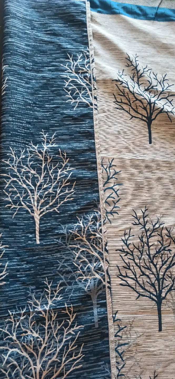 Two way Tree Print Curtain Panel image indicator(3)