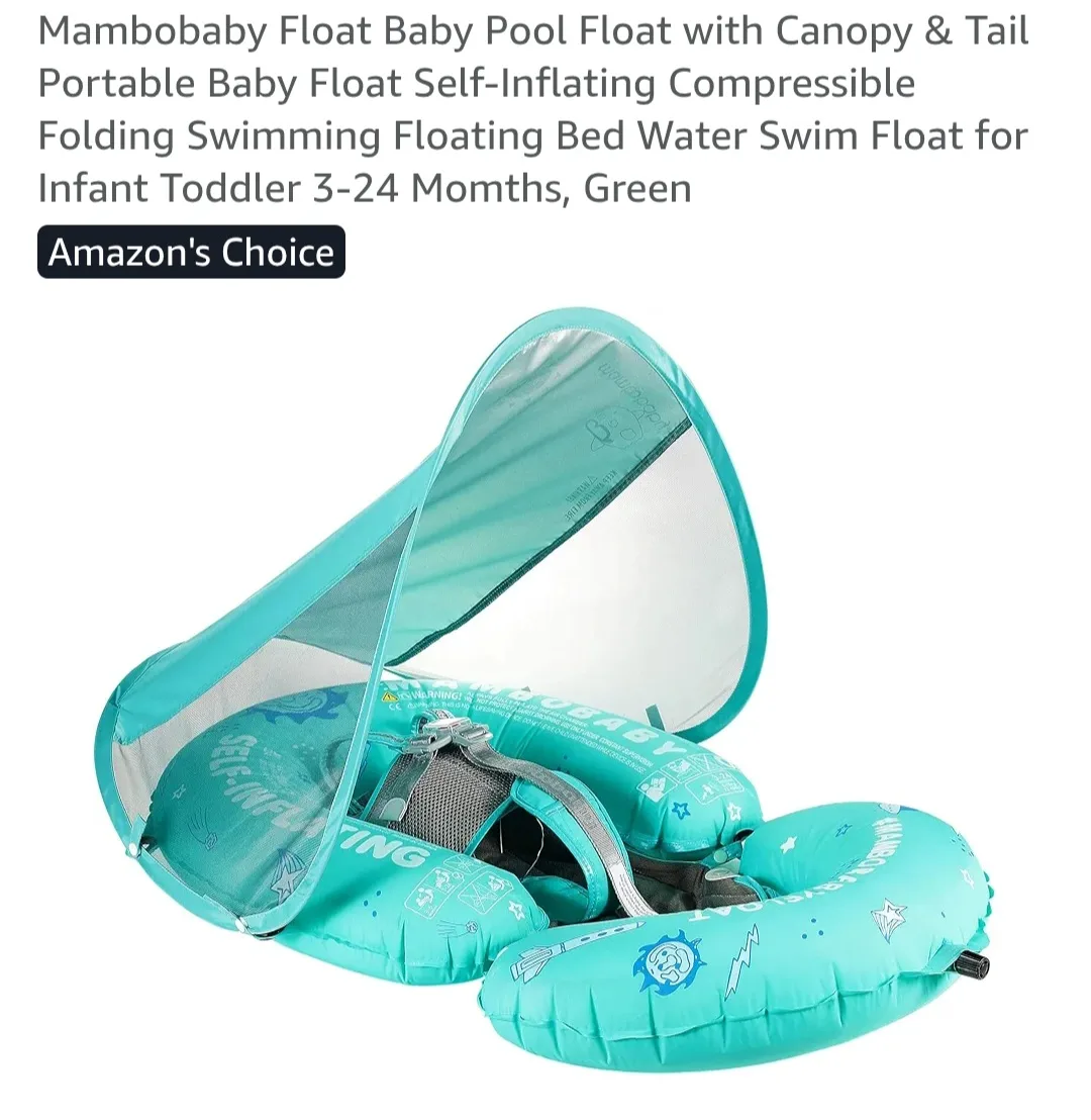 Mambobaby Float - Self-Inflating Baby Swimming Float image indicator(9)