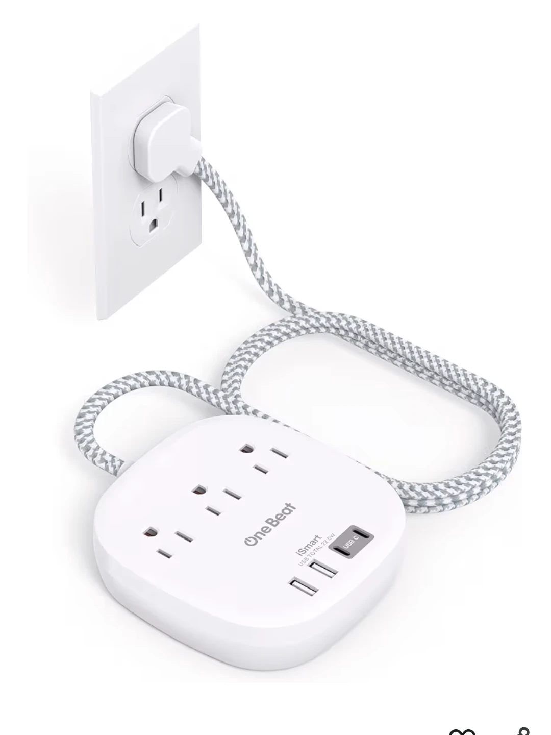One Beat 7-in-1 Desktop Power Strip