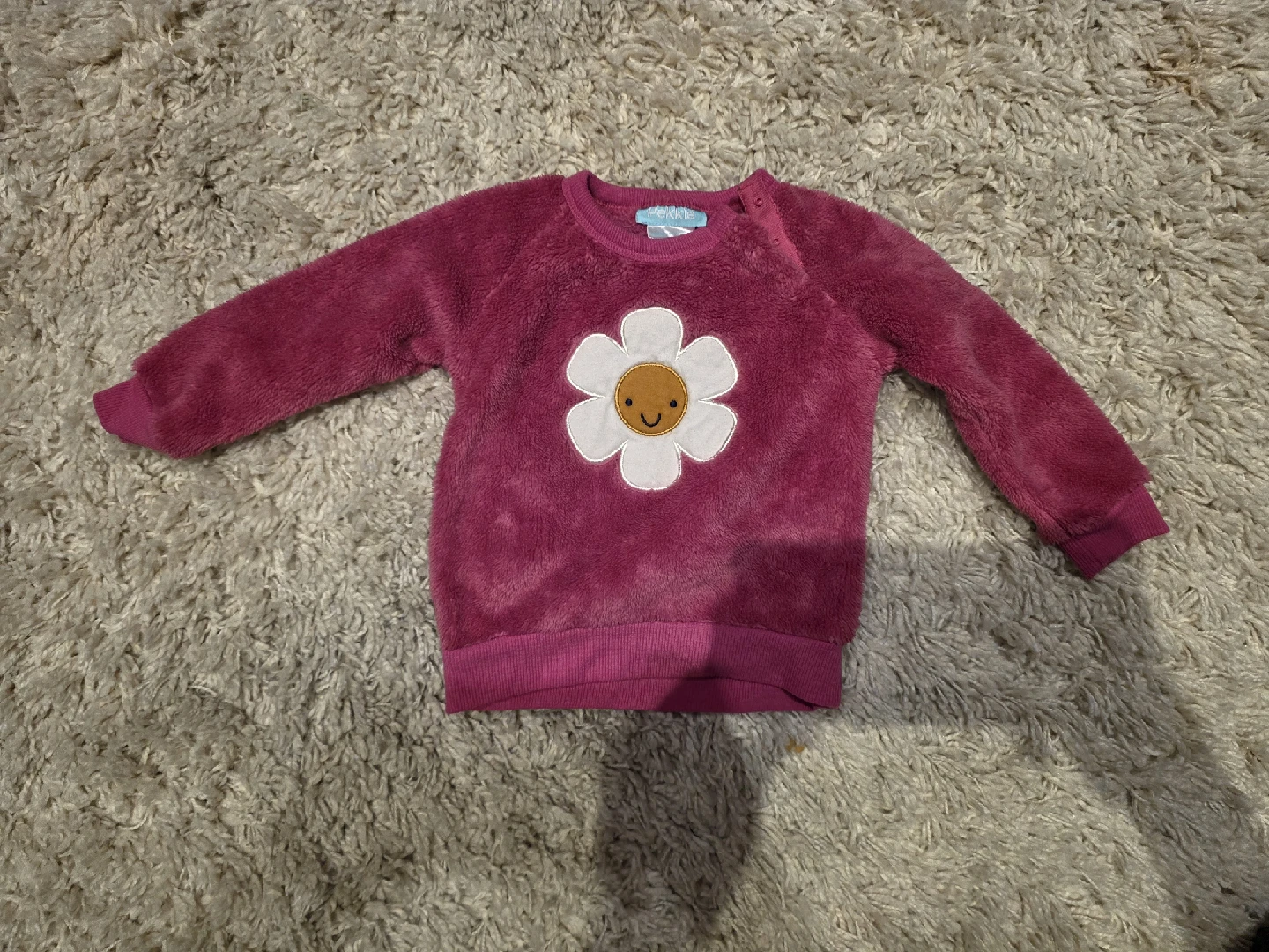 Hatley Kids Pink Flower Sweater - photo 2