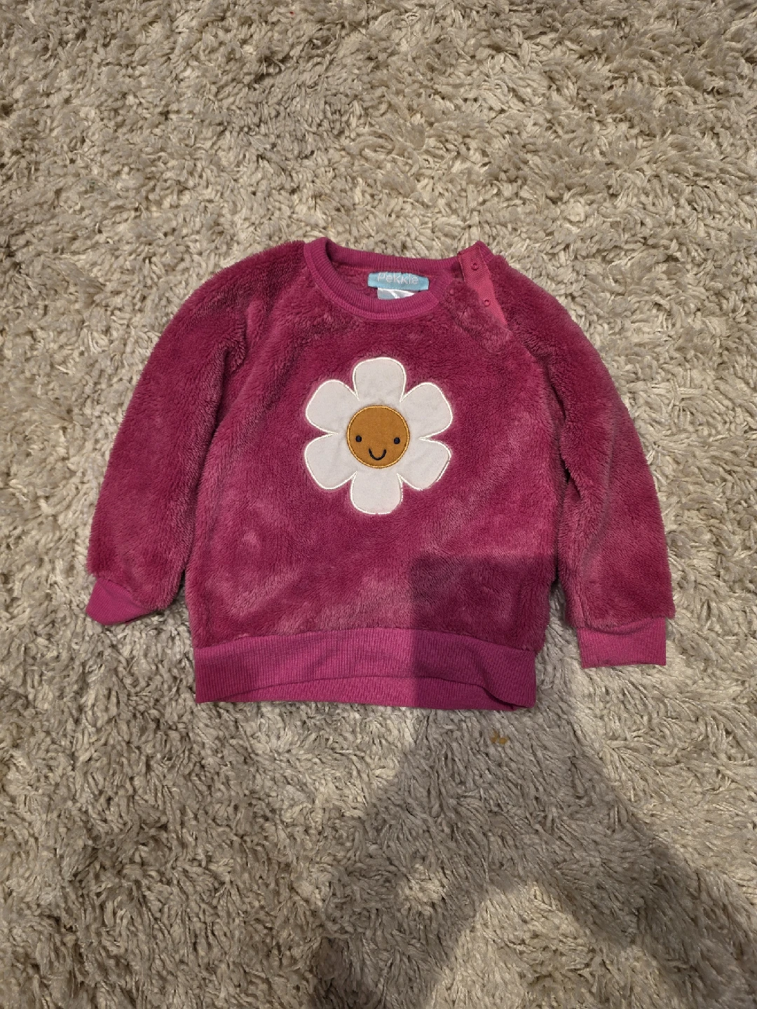 Hatley Kids Pink Flower Sweater - photo 3
