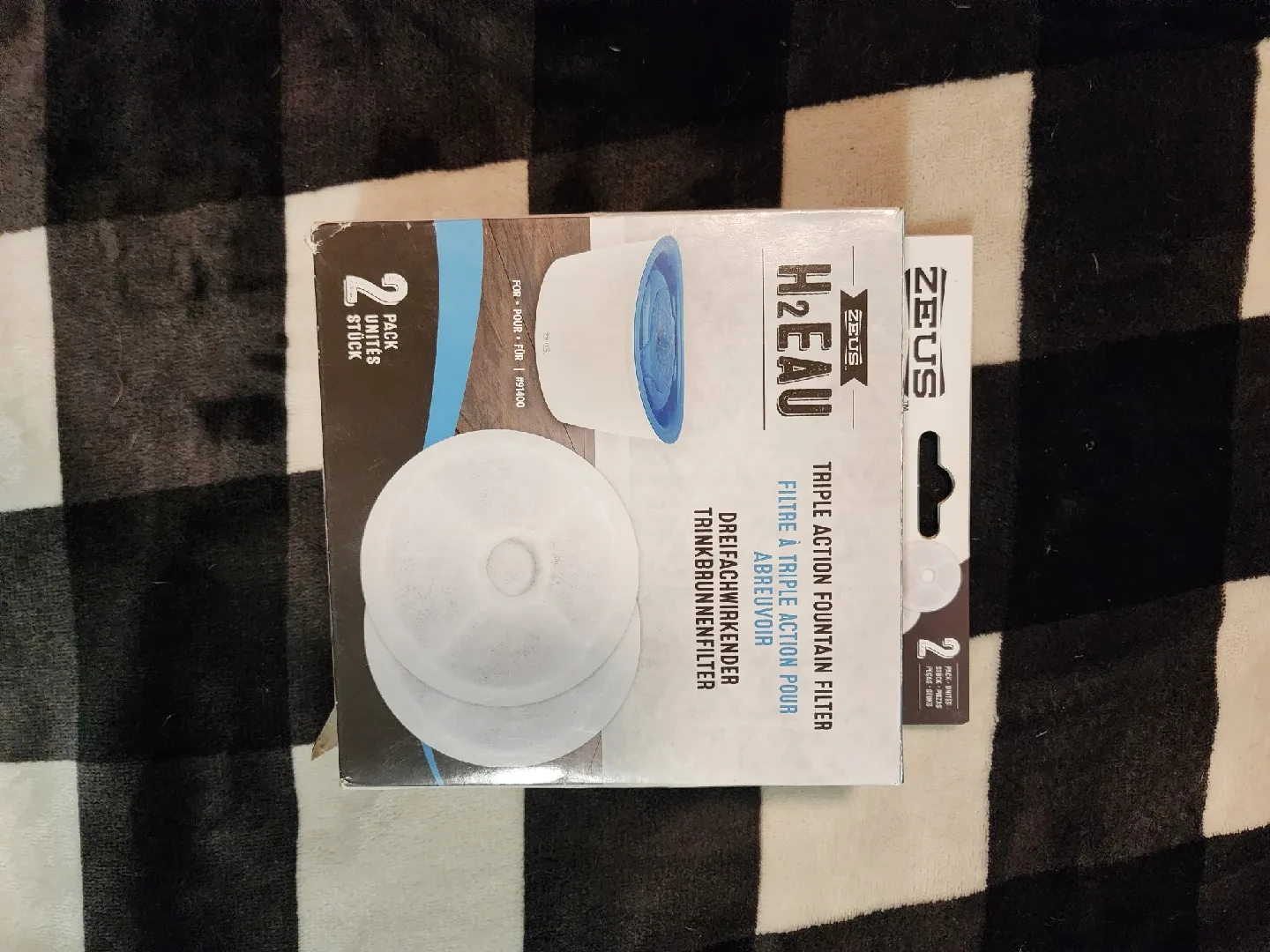 Zeus H2Eau Triple Action Fountain Filters - 2 Pack image indicator(2)