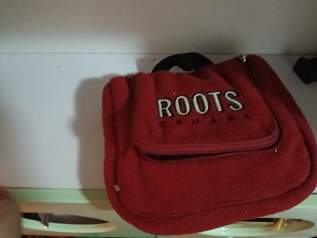 Roots Canada Red Toiletry Bag