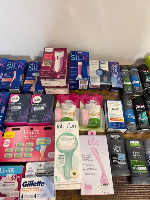 Variety of New Razors and Personal Care Items image indicator(4)