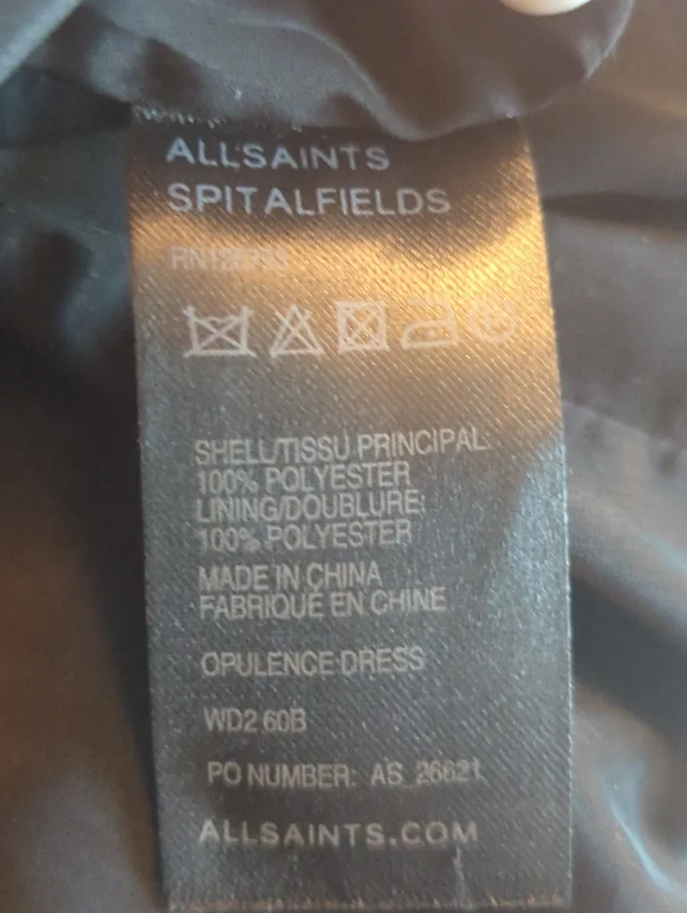 AllSaints Opulence Dress - Size 6 image indicator(4)