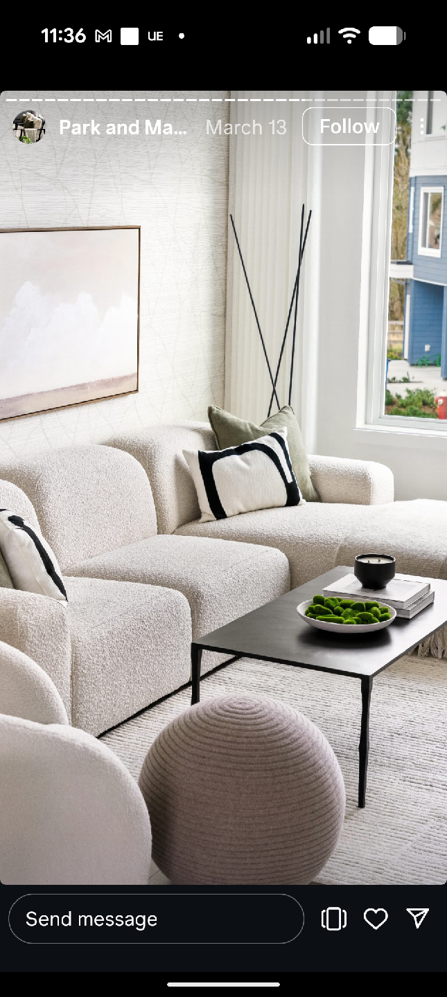 Mercana “Timothy I” Black Iron Coffee Table / center table - photo 2