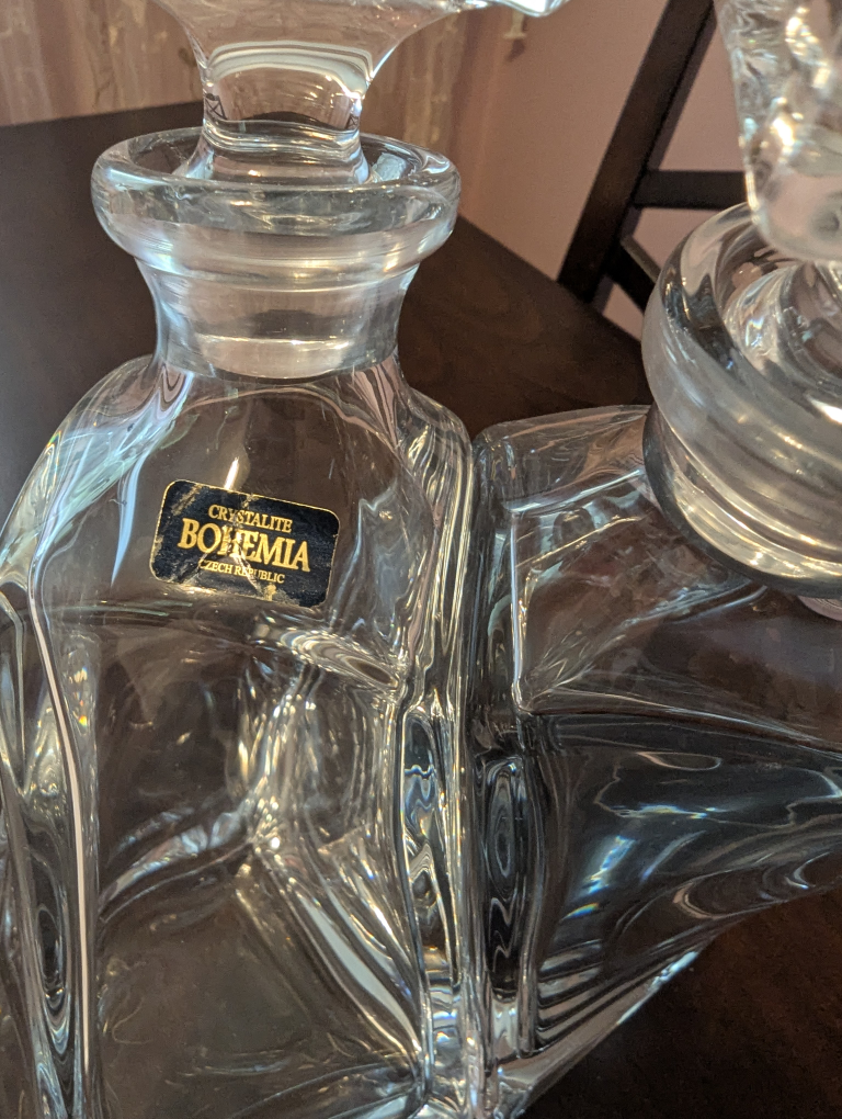 Crystalite Bohemia Decanter Set
