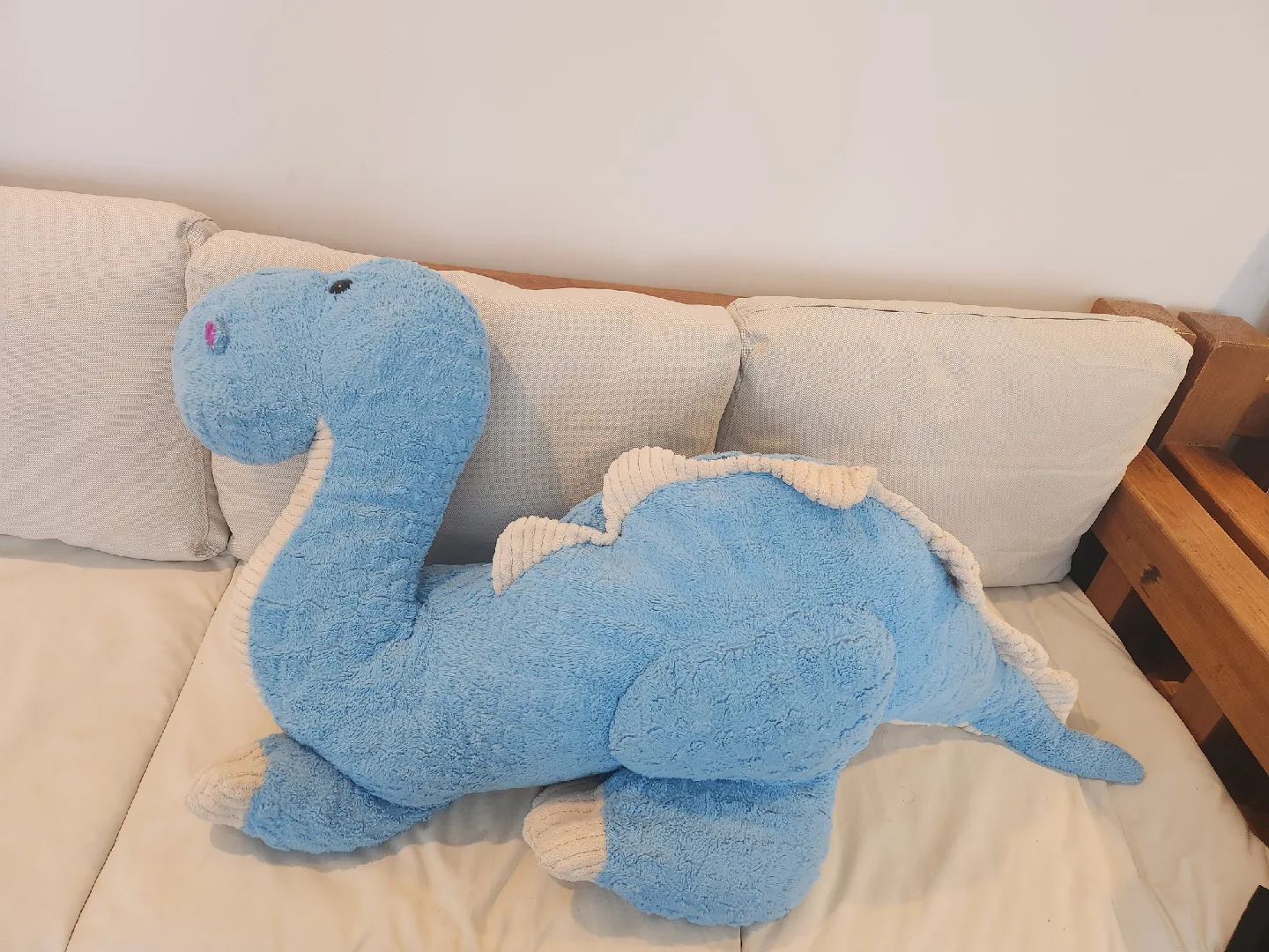MASSIVE Blue Dinosaur Plushie