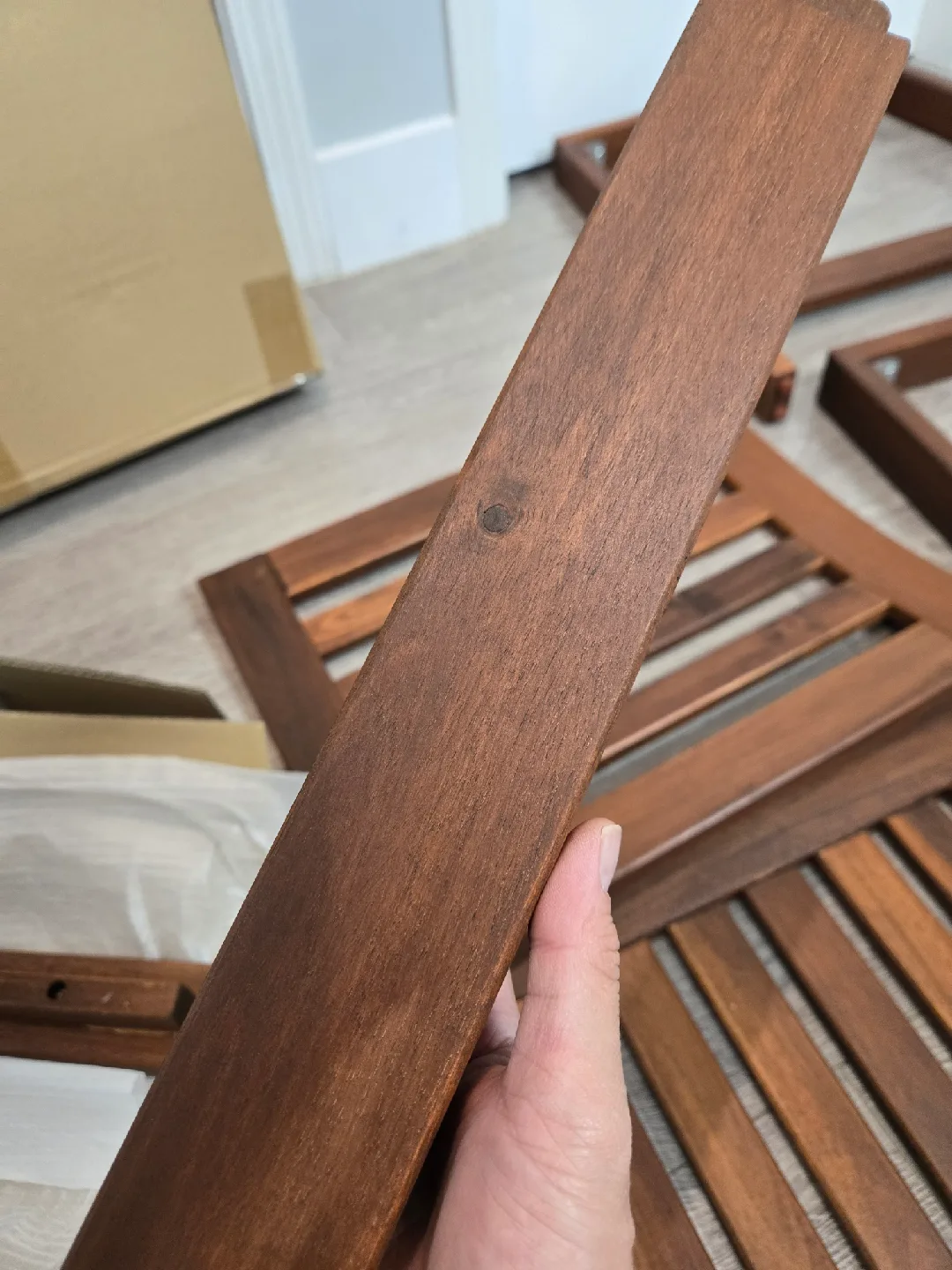 ikea aparo outdoor solidnwood stained chair discontinued image indicator(5)