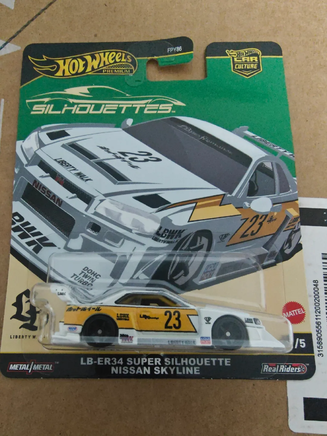 Hot Wheels LB-ER34 Super Silhouette Nissan Skyline thumbnail