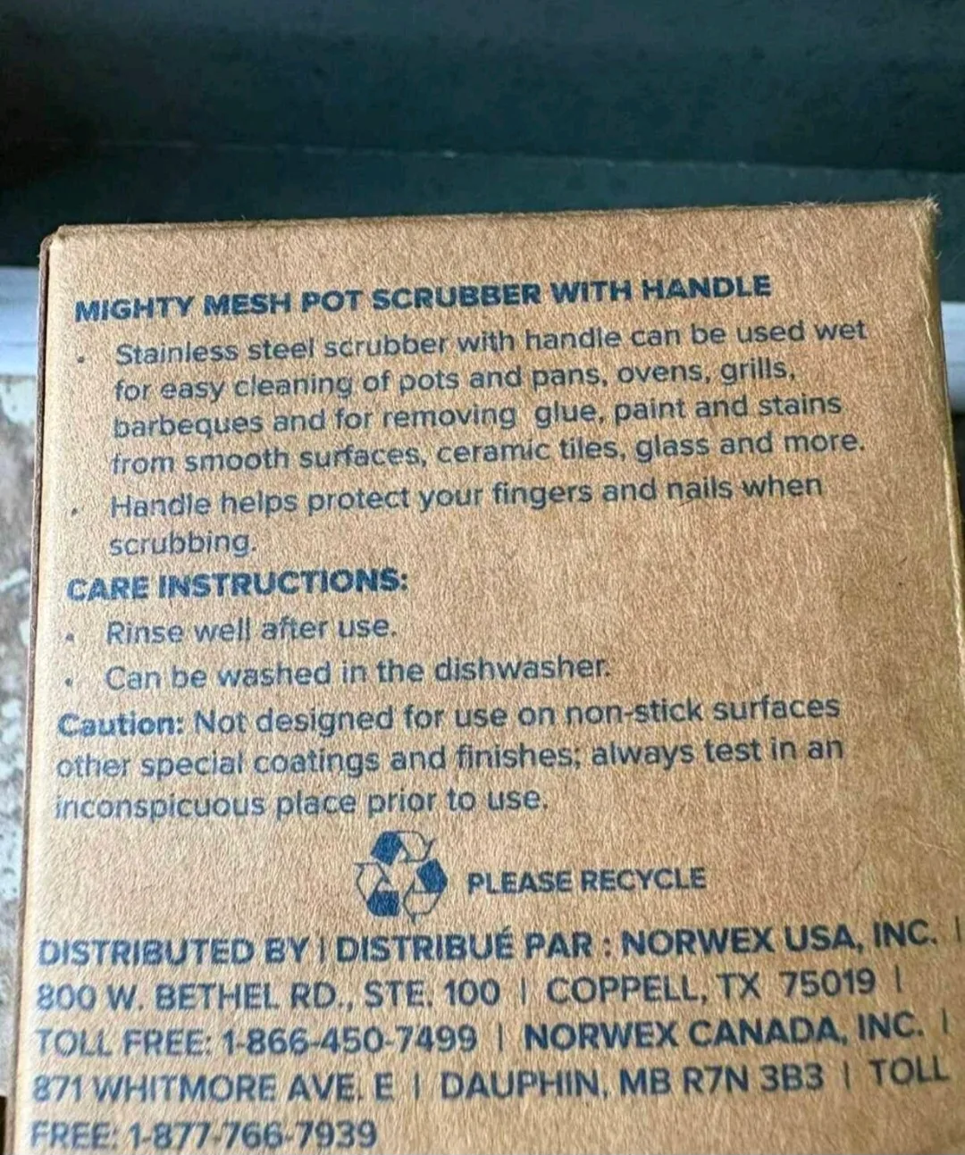 Norwex Mighty Mesh Pot Scrubber with Handle 🥕 image indicator(3)