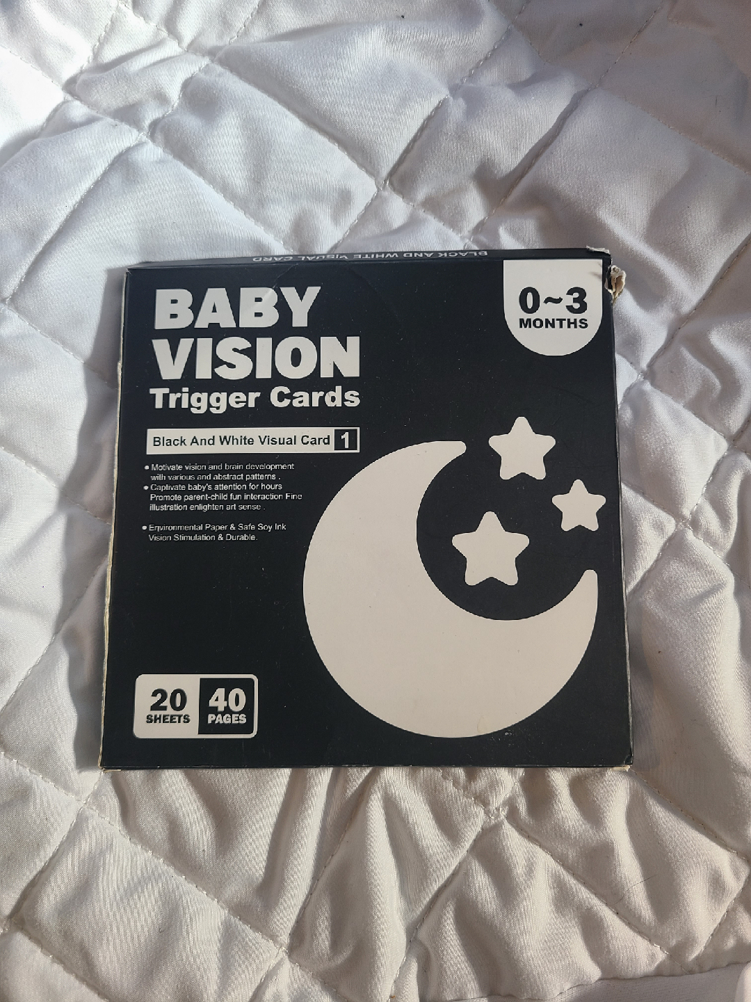 Baby Vision Trigger Cards (0-3 Months)