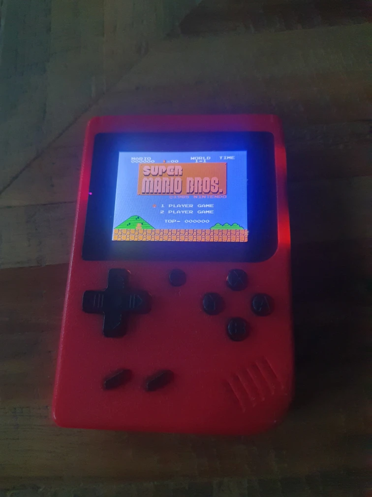 Retro Handheld Game Console - 400 in 1 - Red