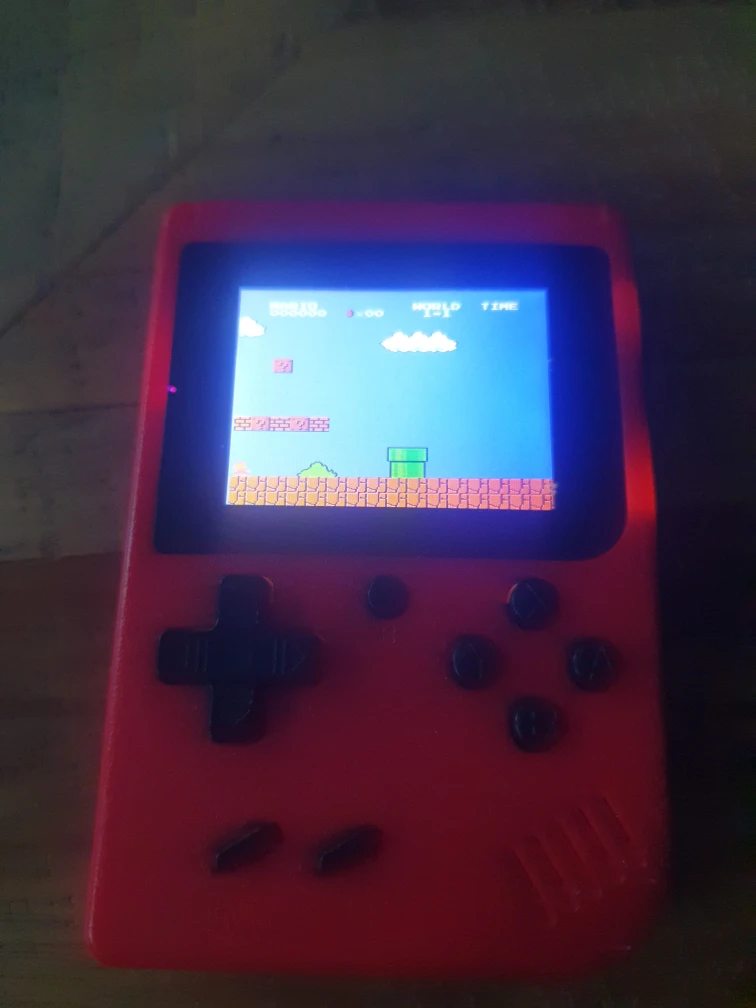 Retro Handheld Game Console - 400 in 1 - Red - photo 3