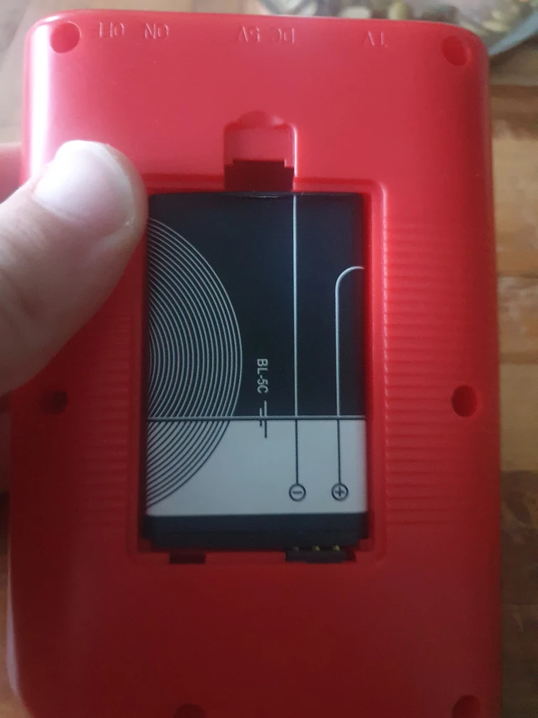 Retro Handheld Game Console - 400 in 1 - Red - photo 4