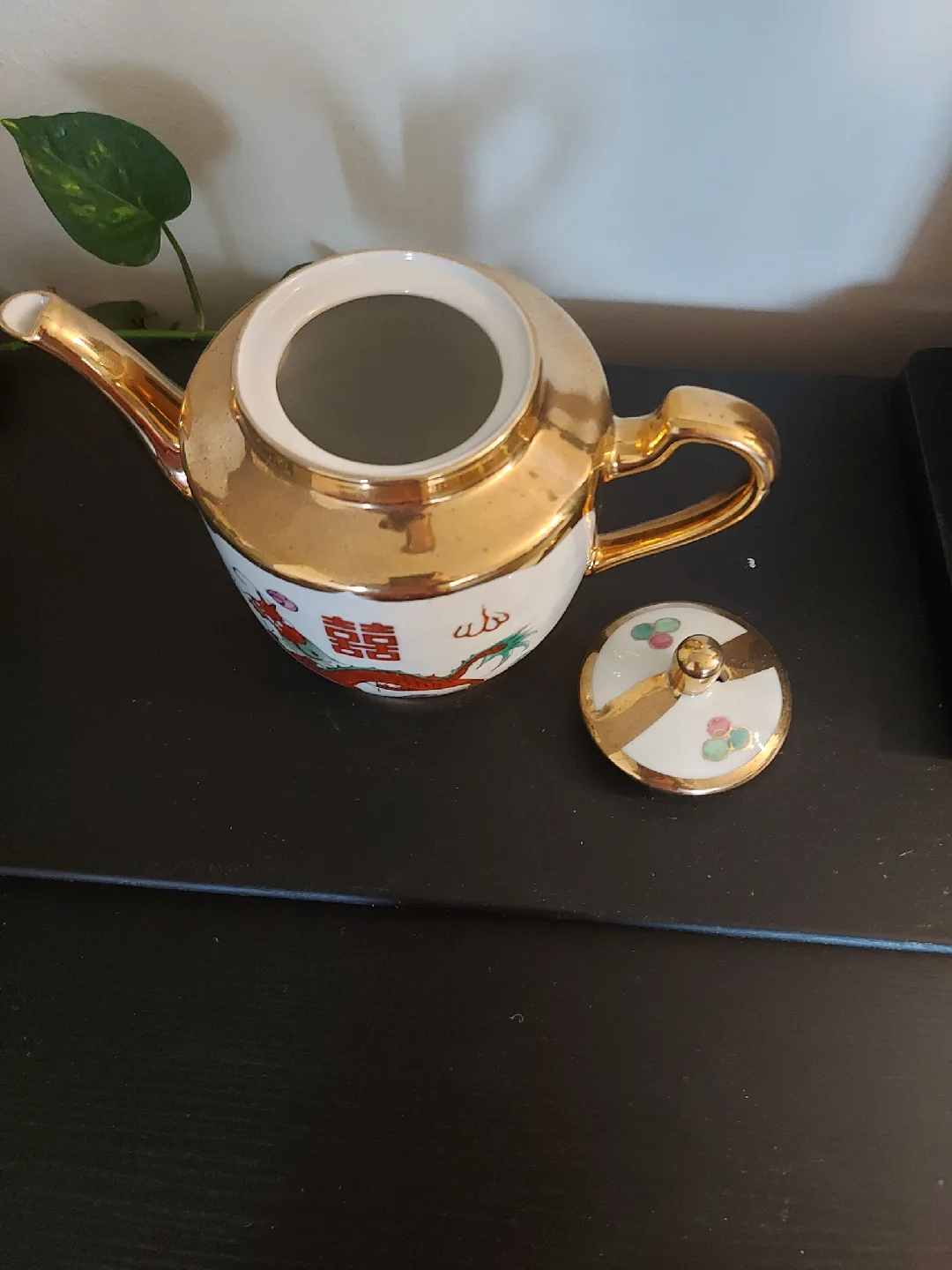 Vintage Chinese Dragon Teapot image indicator(3)