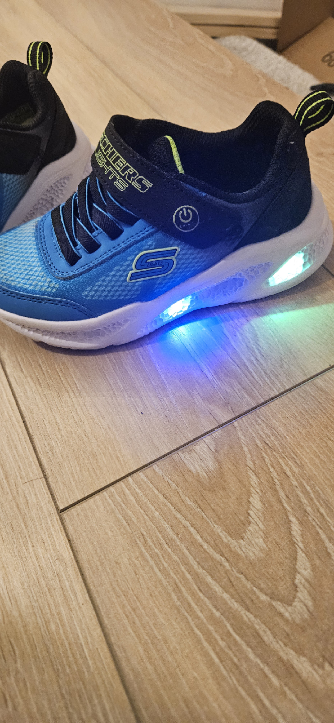 Skechers S-Lights  Size US 11 kids Blue - photo 4