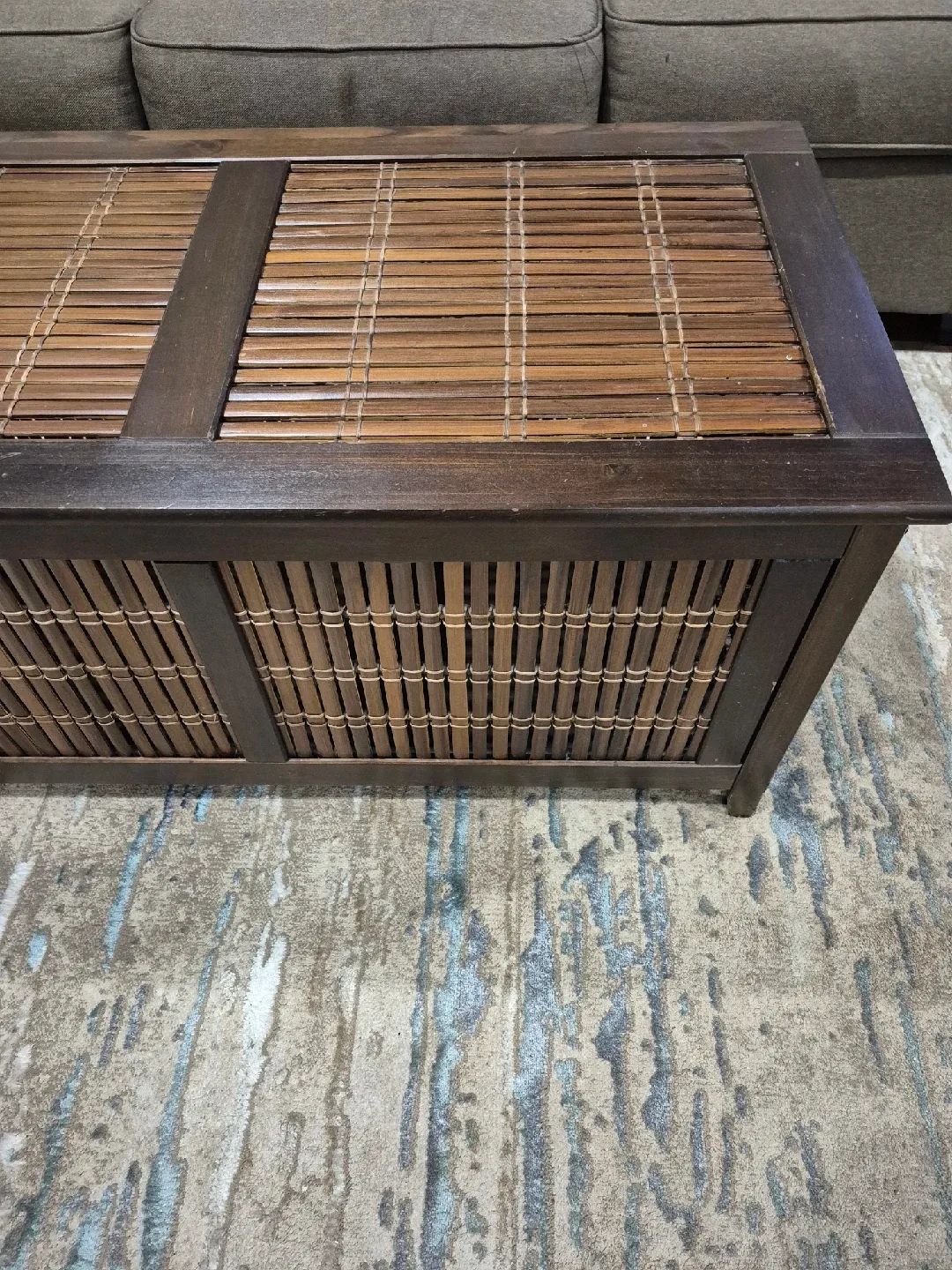 Bamboo Coffee Table/Storage Trunk image indicator(3)