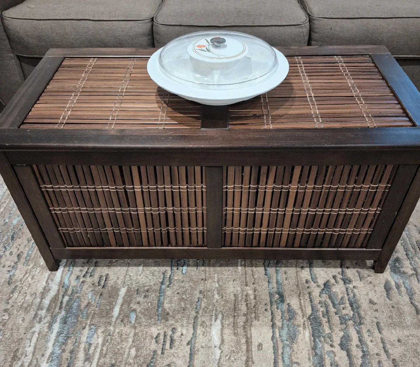Bamboo Coffee Table/Storage Trunk image indicator(4)