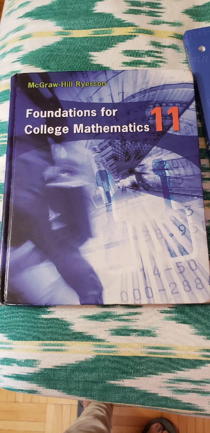 Foundations for College Mathematics 11 Textbook