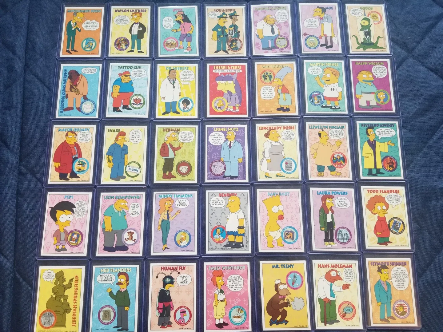 $5 Each - 1994 The Simpsons SkyBox Trading Cards RARE!