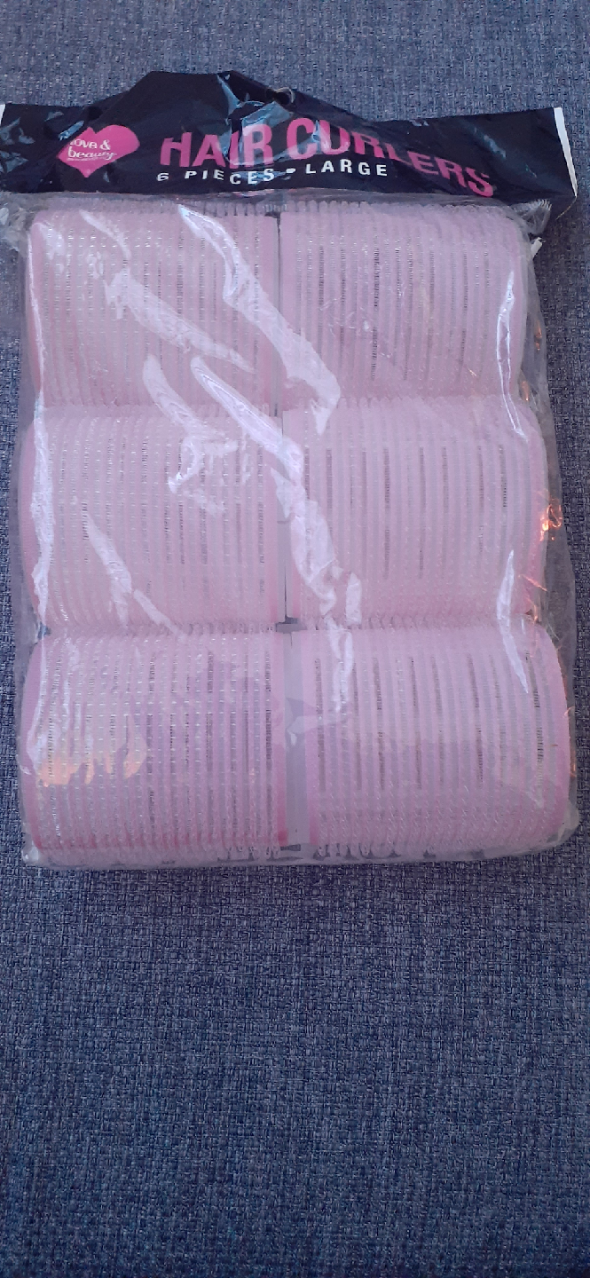 Love & Beauty Hair Curlers - 6 Pieces (Large)