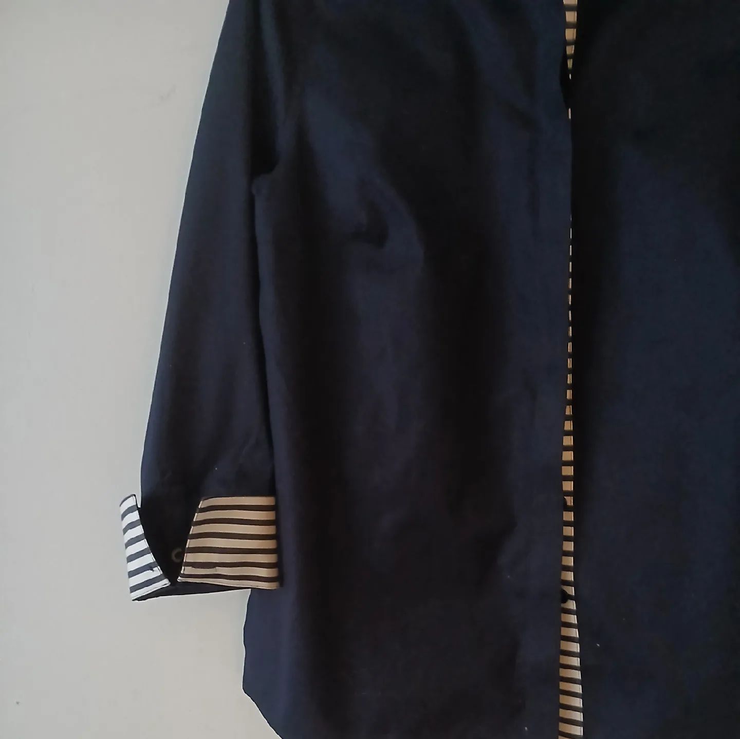 Chico's No Iron Navy Blue Blouse image indicator(4)