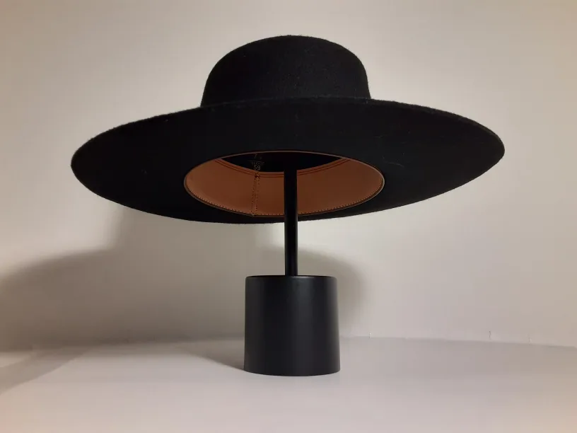 Handcrafted Black Hat - Sombrero Altto Fashion Collection thumbnail