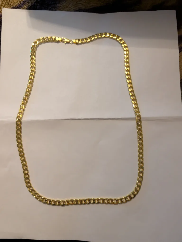 Luxury Hip Hop Stainless Gold color Chain Necklace image indicator(2)