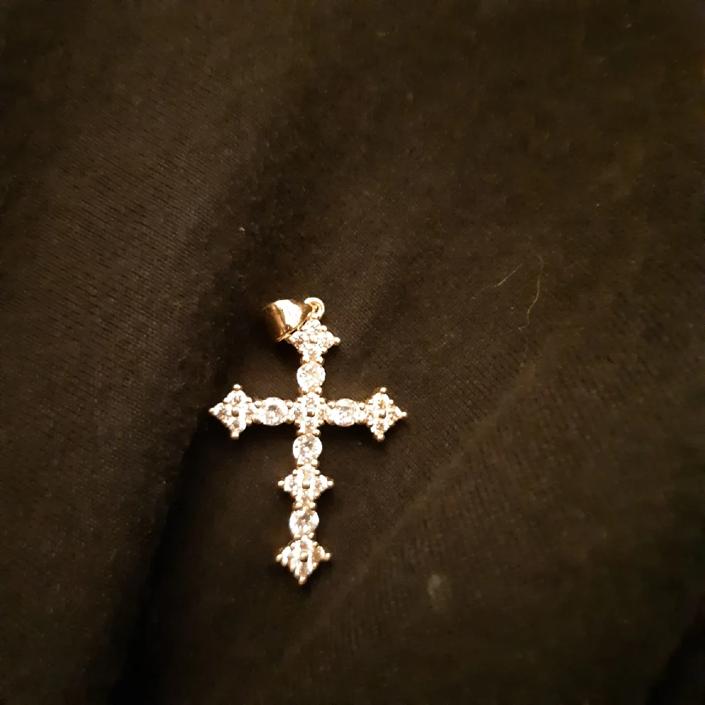 Gold Cross Pendant🥕 image indicator(2)