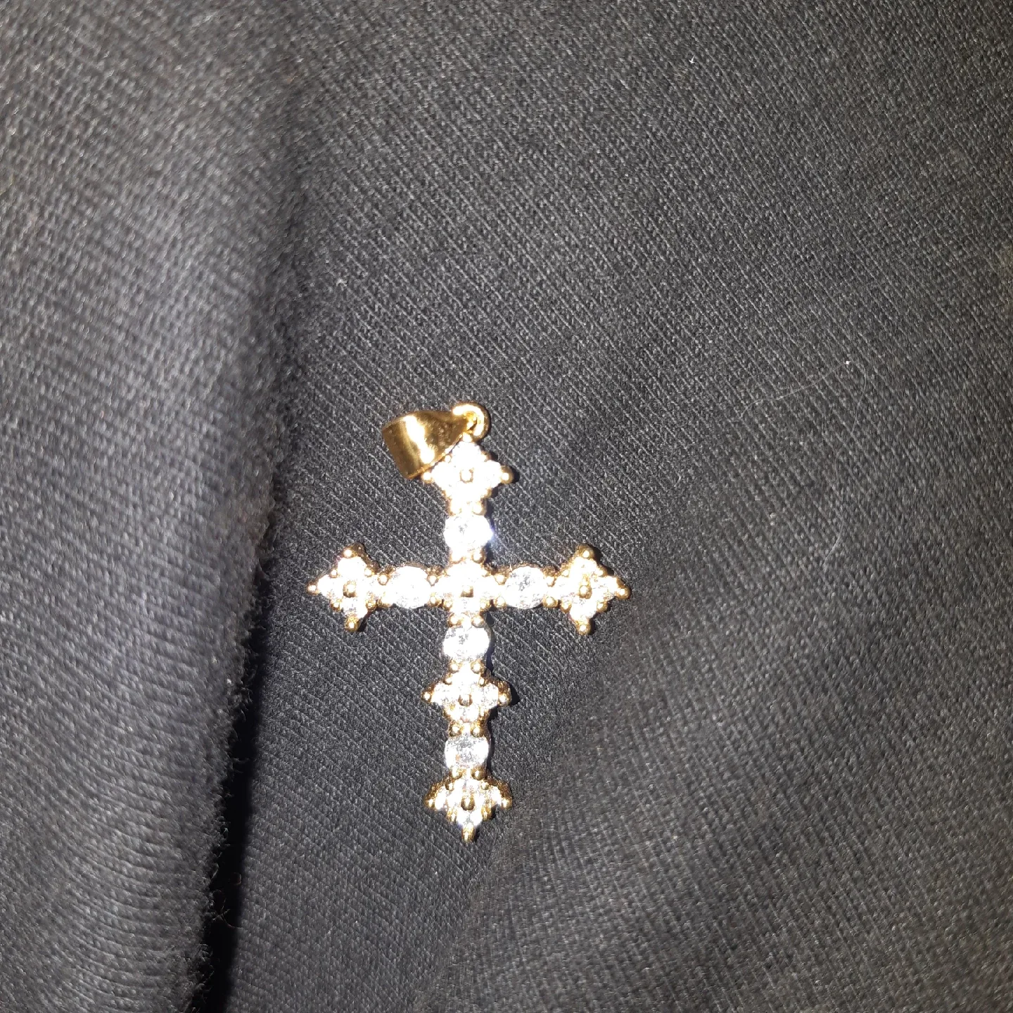 Gold Cross Pendant🥕 image indicator(3)