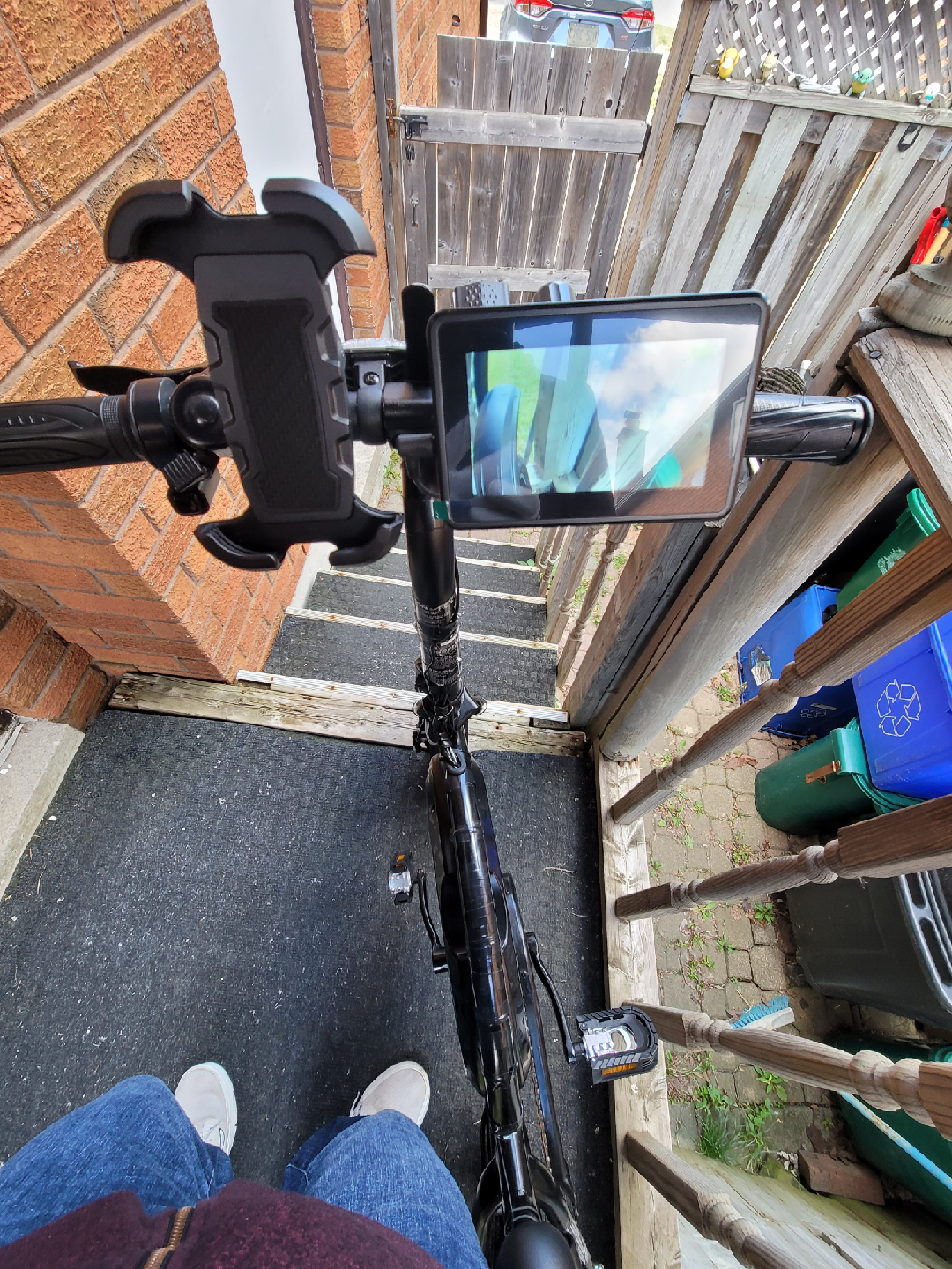 Black Electric Folding Bike - photo 3