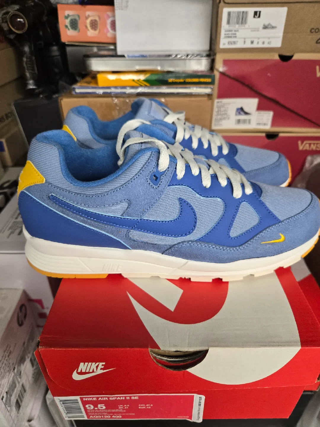 Nike Air Span II SE Blue US 9.5 image indicator(2)