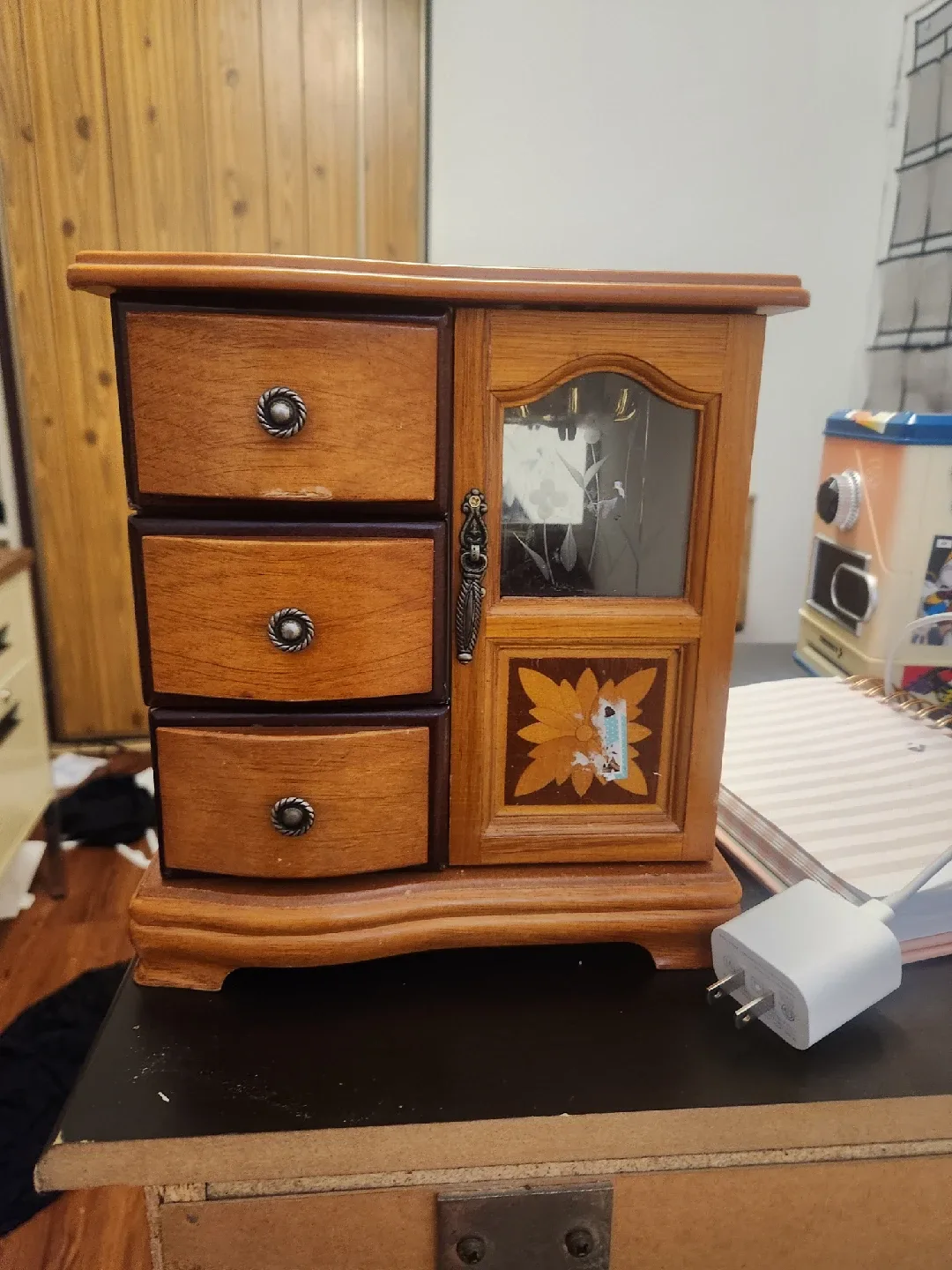 Wooden Jewellery Box Cabinet
