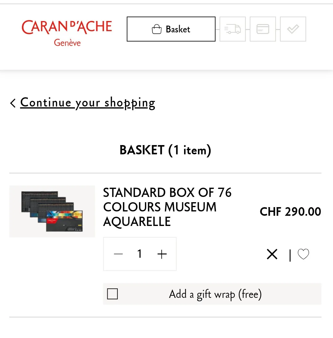 76 watercolor pencils Caran d'ache swiss image indicator(4)