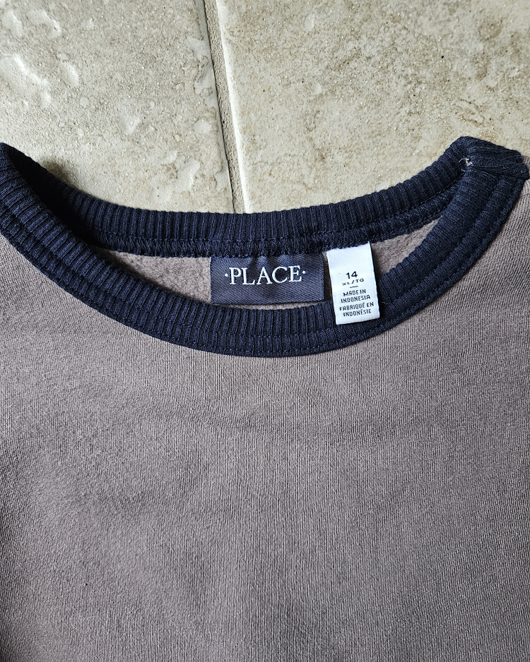 Size XL (14) Children's Place Colour Block Sweatshirt - photo 3