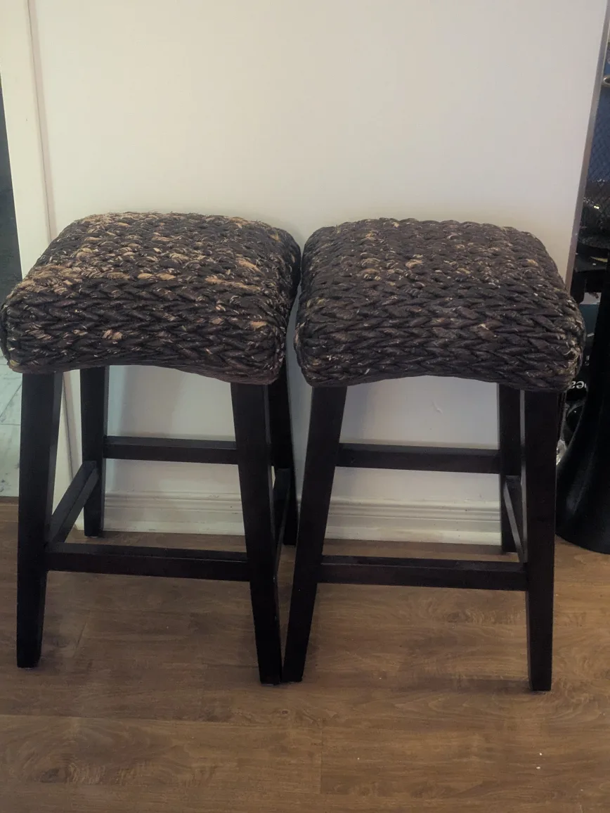 Set of 2 Bar Stools thumbnail
