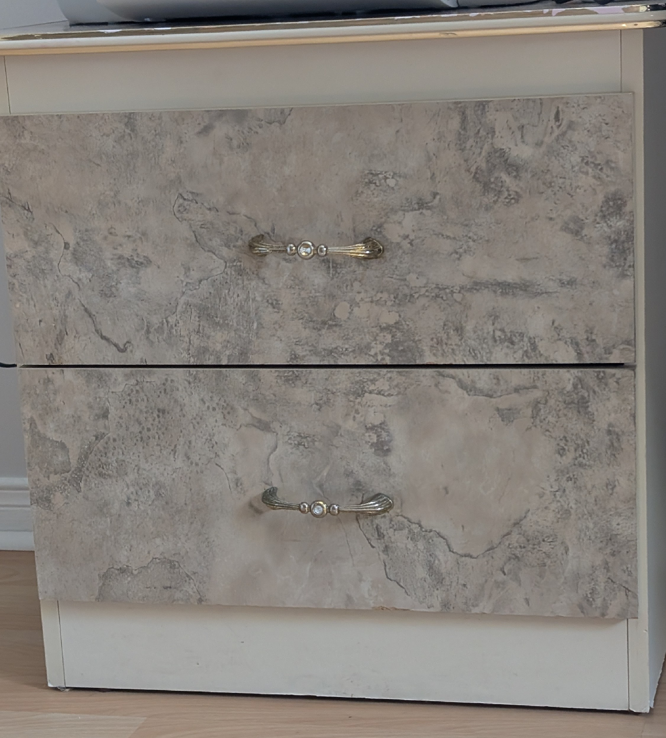 Marble Top storage cabinet
