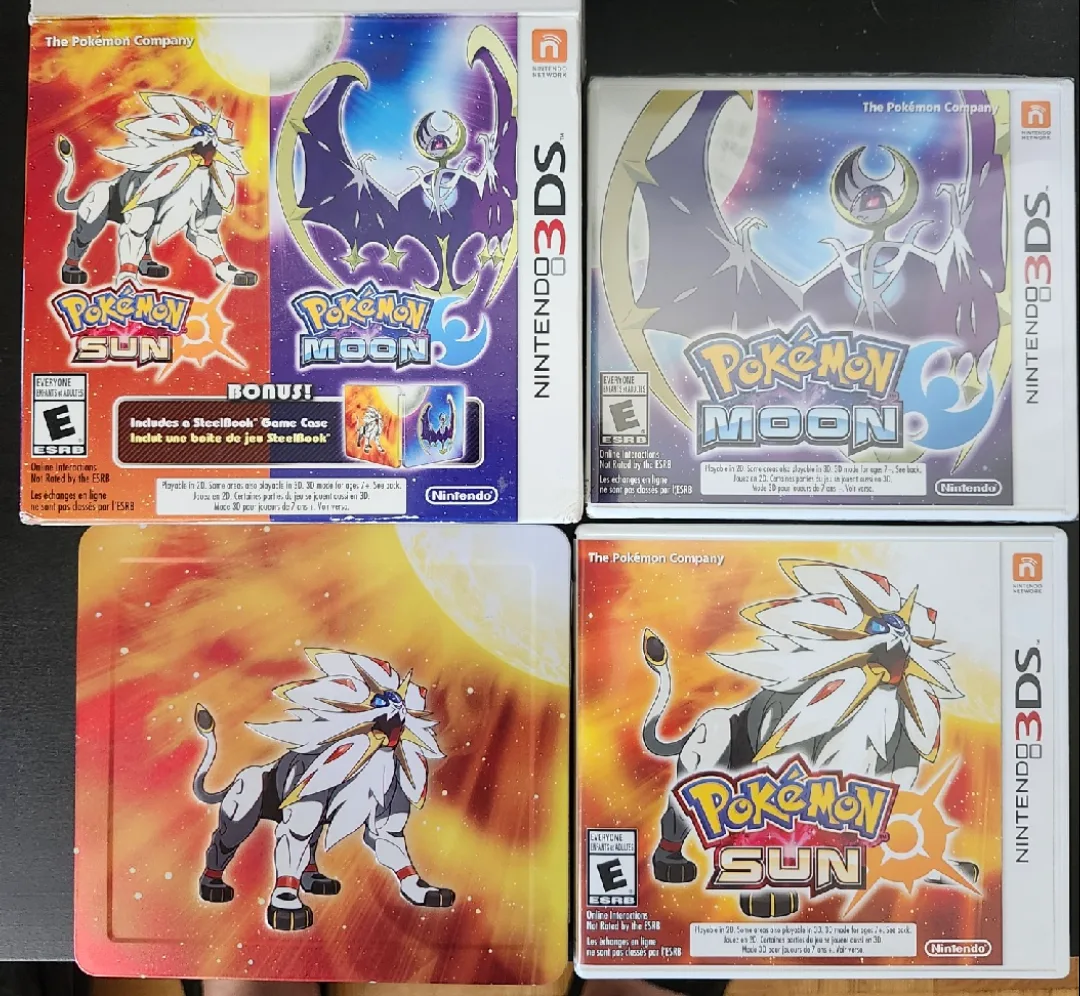 Pokemon Sun & Moon 3DS Steelbook Bonus! image indicator(2)