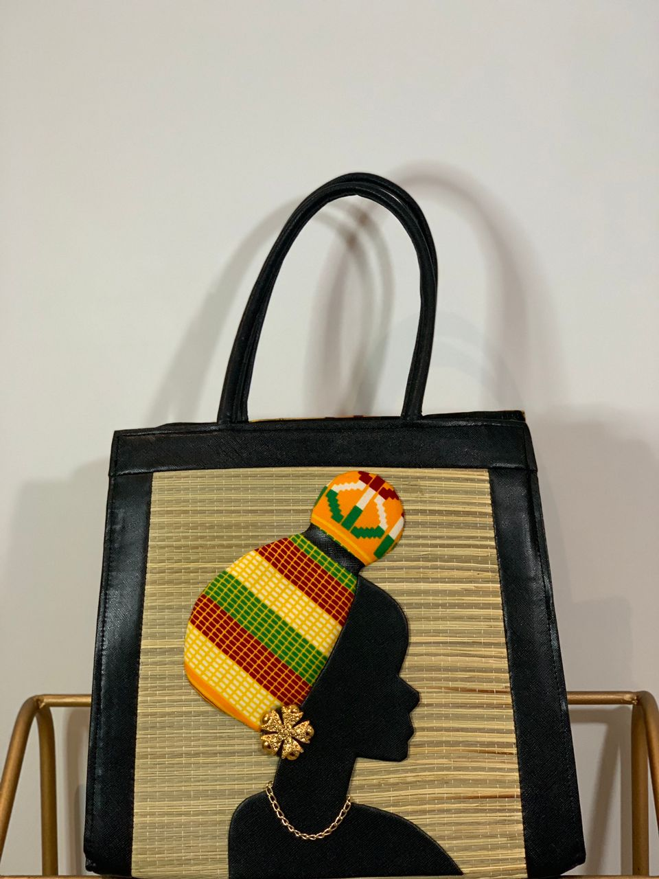 African Print Tote Bag
