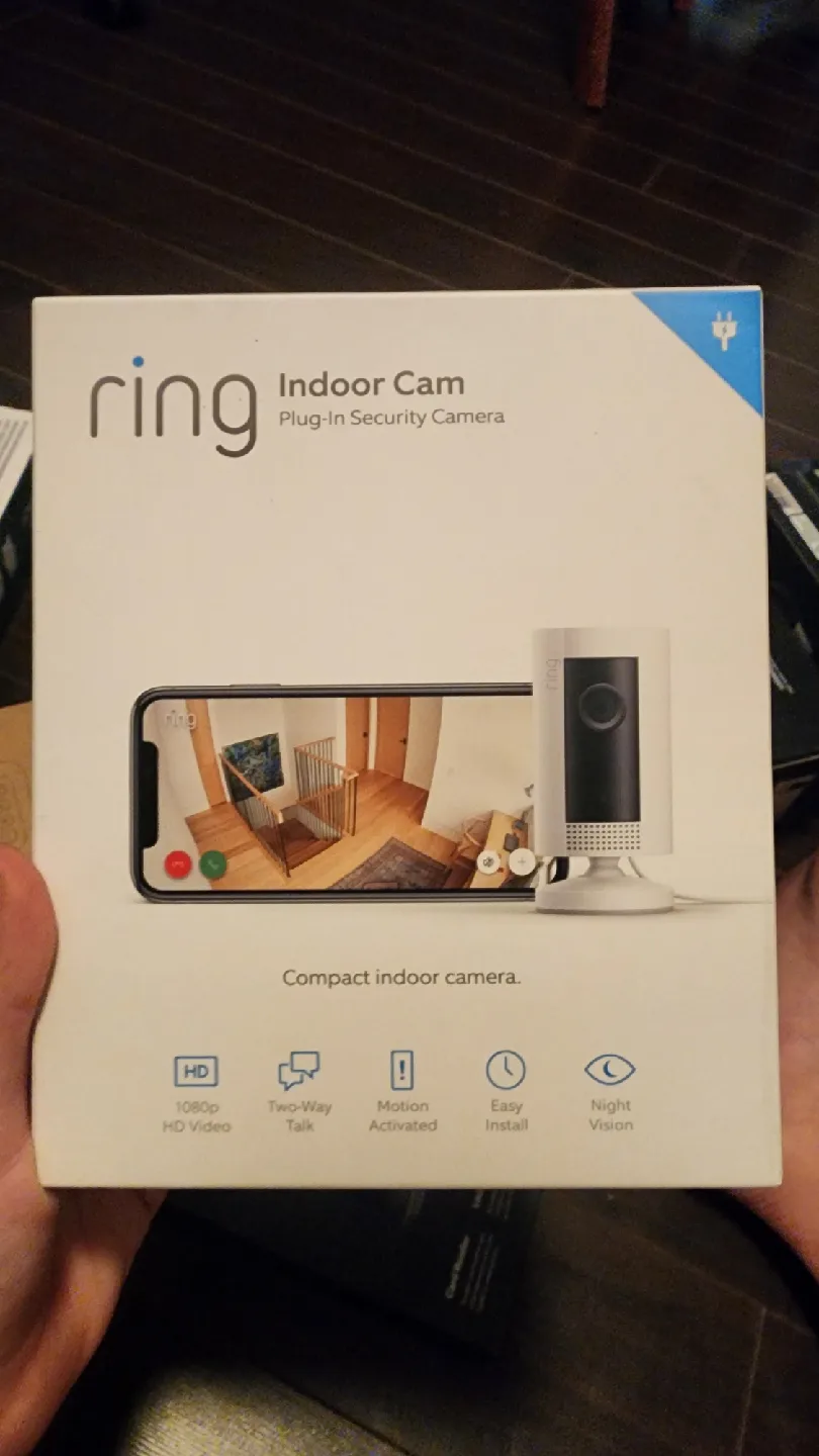Ring Indoor Cam Plug-In Security Camera thumbnail